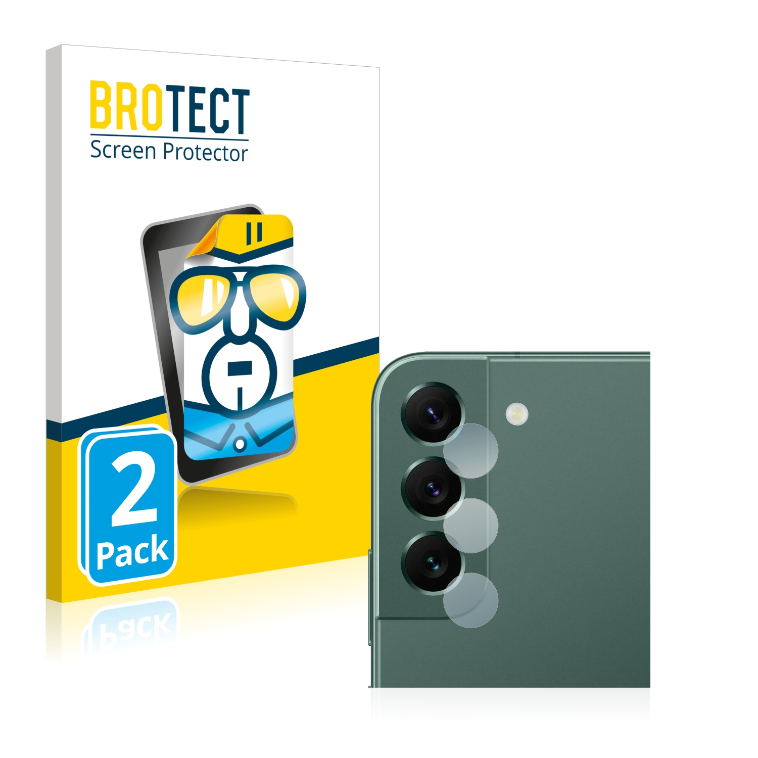 BROTECT 2x klare Schutzfolie(für Samsung 5G) Plus S22 Galaxy