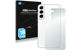 SAVVIES 18x klare Schutzfolie(für Samsung Galaxy S22 5G (Rückseite))