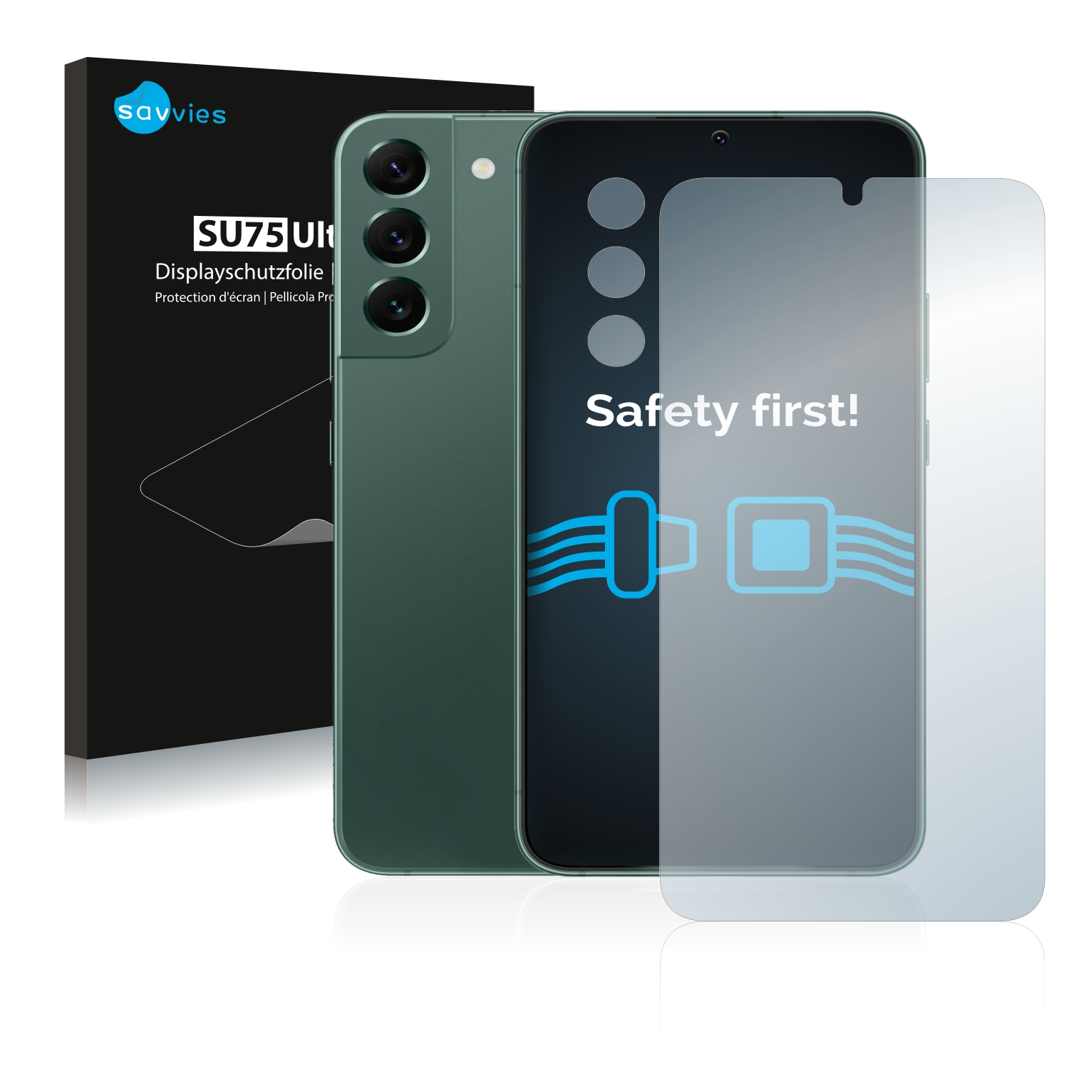 SAVVIES 18x Samsung Schutzfolie(für 5G) klare Galaxy S22 Plus