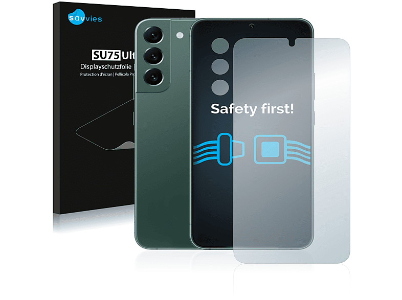 SAVVIES 18x klare Schutzfolie(für Samsung Galaxy S22 Plus 5G) | Displayschutzfolien & Gläser