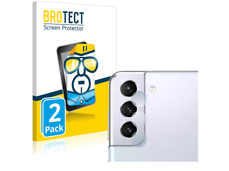 BROTECT 2x klare Schutzfolie(für Samsung Galaxy S21)