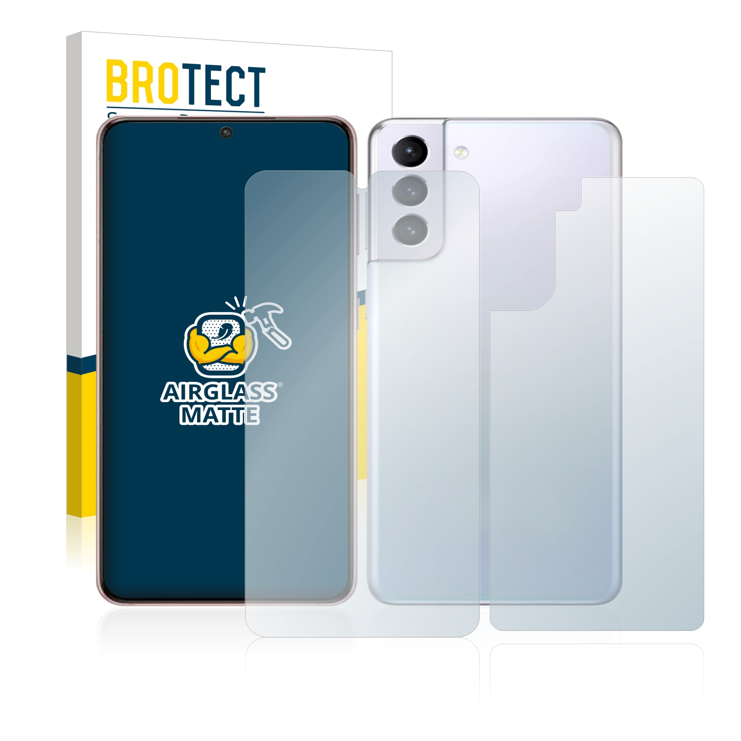 BROTECT Airglass matte Schutzfolie(für Samsung S21) Galaxy