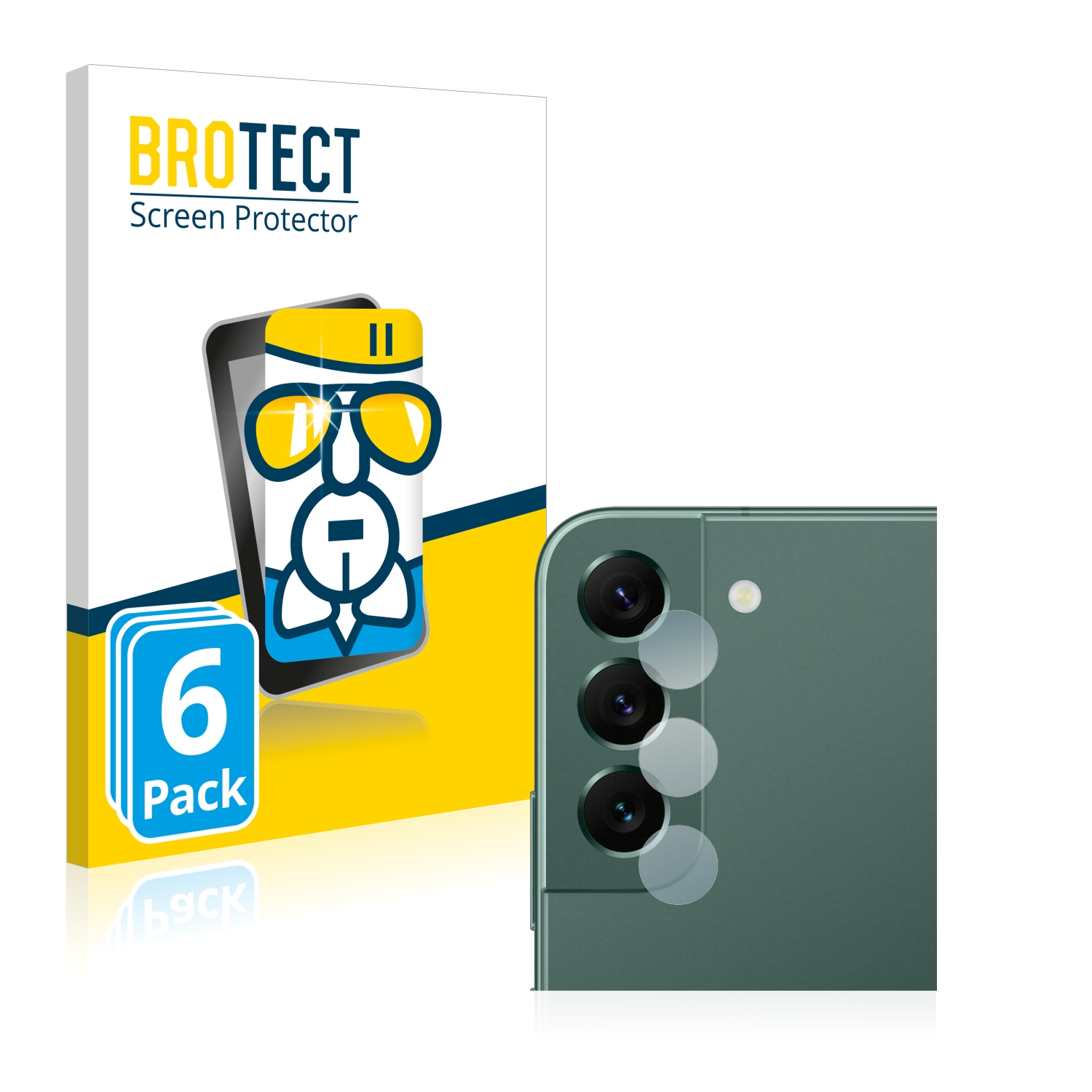 5G) BROTECT Samsung S22 Galaxy 6x Schutzfolie(für klare Plus Airglass