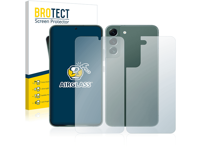 BROTECT Airglass klare Plus Schutzfolie(für S22 Galaxy 5G) Samsung