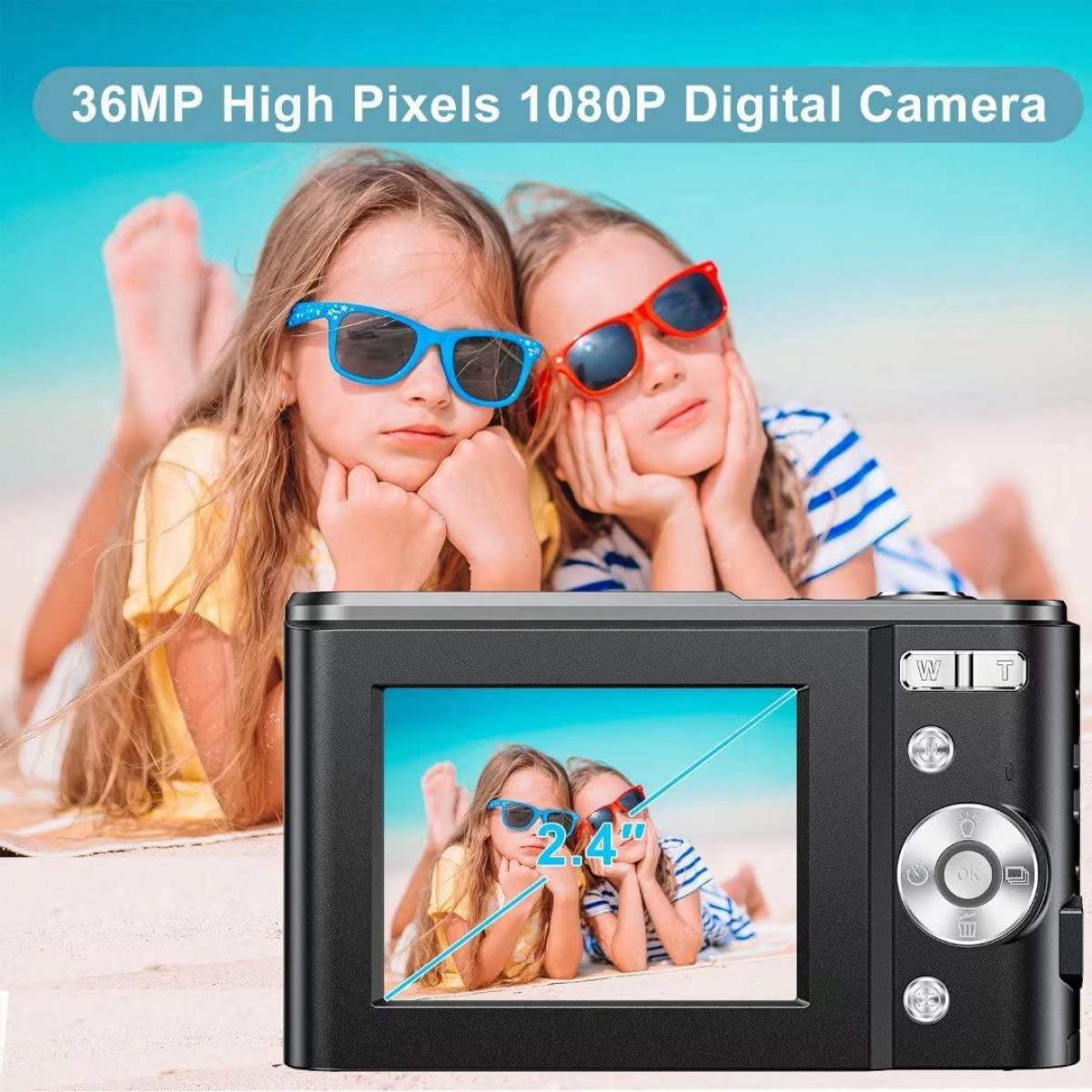 48 Megapixel 16-facher INF schwarz- 1080P Digitalkamera / / Digitalkamera Zoom