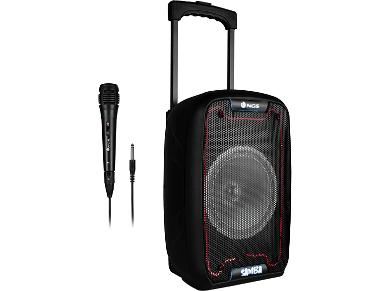 NGS Wild Samba Lautsprecher Premium Schwarz) (Aktiv-speaker