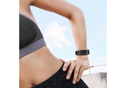 Schwarz 3 Schwarz Armband, Silikon INF Fitbit /4 SATURN (L), Fitbit, Charge | Charge 3/4 (L), Armband