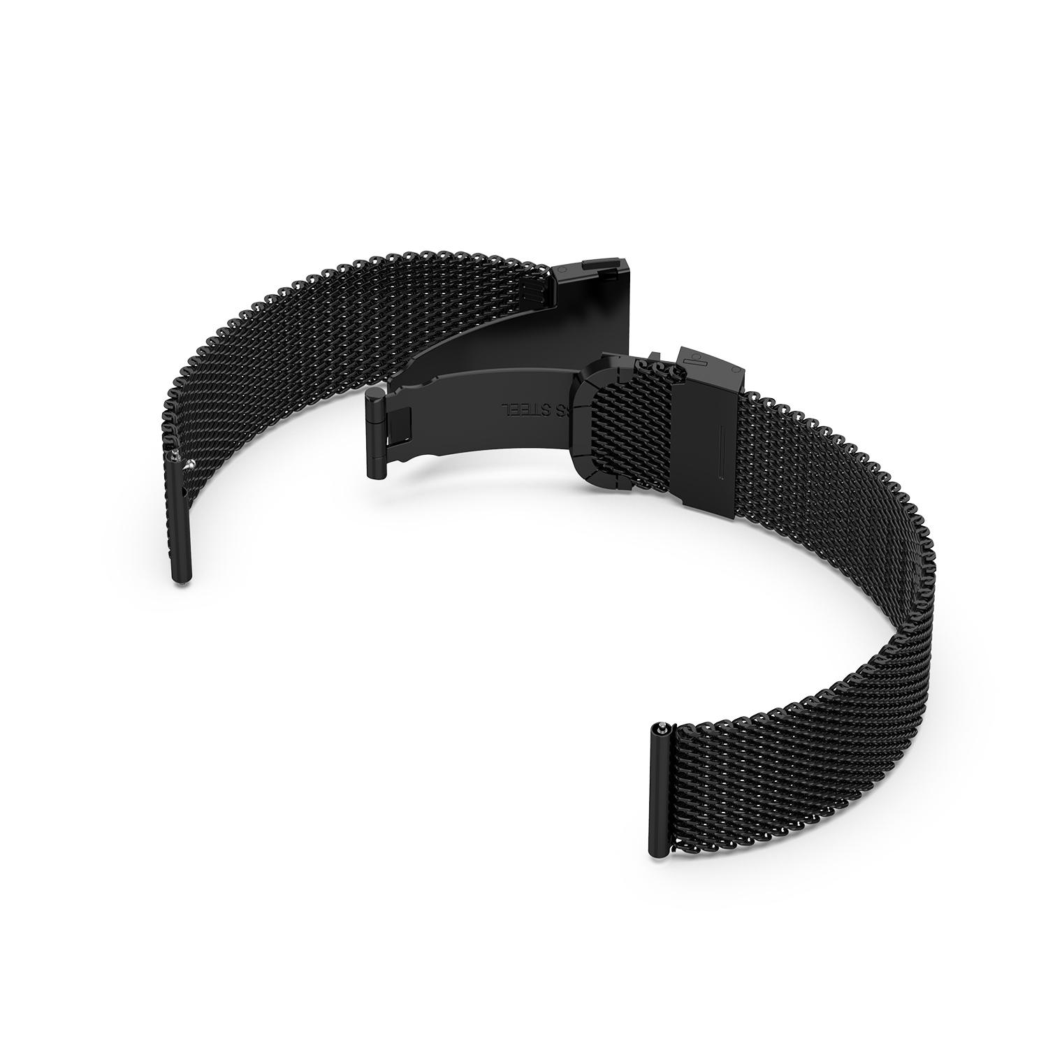 INF Garmin Armband 20 Garmin, (20 Move Forerunner schwarz mm 3 (Ersatz) mm), / Ersatzarmband, / VivoActive Edelstahl