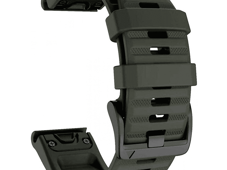 INF Armband für Garmin Fenix 5X/ 5X Plus/ 6X/ 6X Pro/ 3HR/ D2 Charlie/ Des, Uhren armband, Garmin, Fenix, Army Green