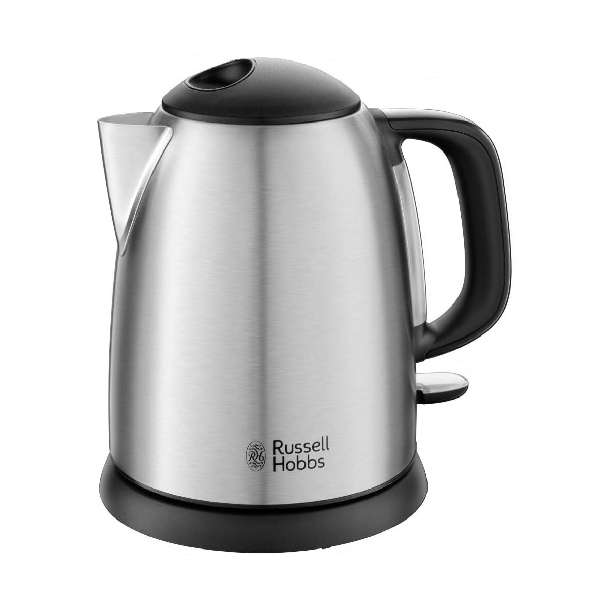 Hervidor - Adventure RUSSELL HOBBS, 2400 W, 1 Liter, Negro y plata