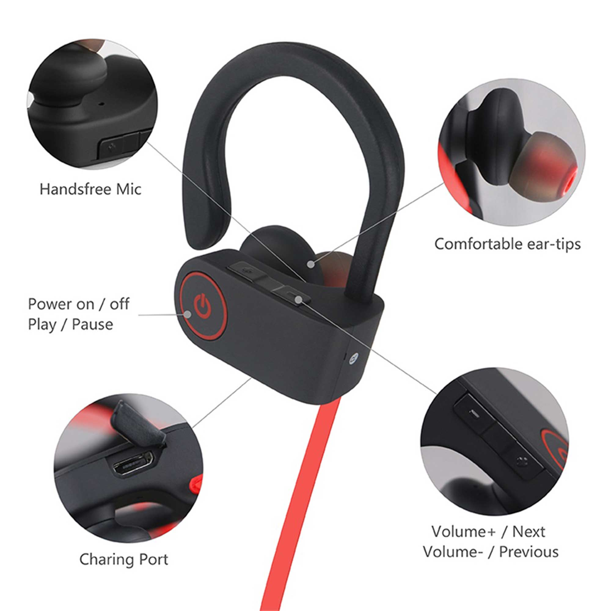 LOOKIT FitPro 2 SW Smartband schwarz Sport Gesundheitsfunktionen TPU, mit Multifunktion Ear Kopfhörer Smartwatch In U8 