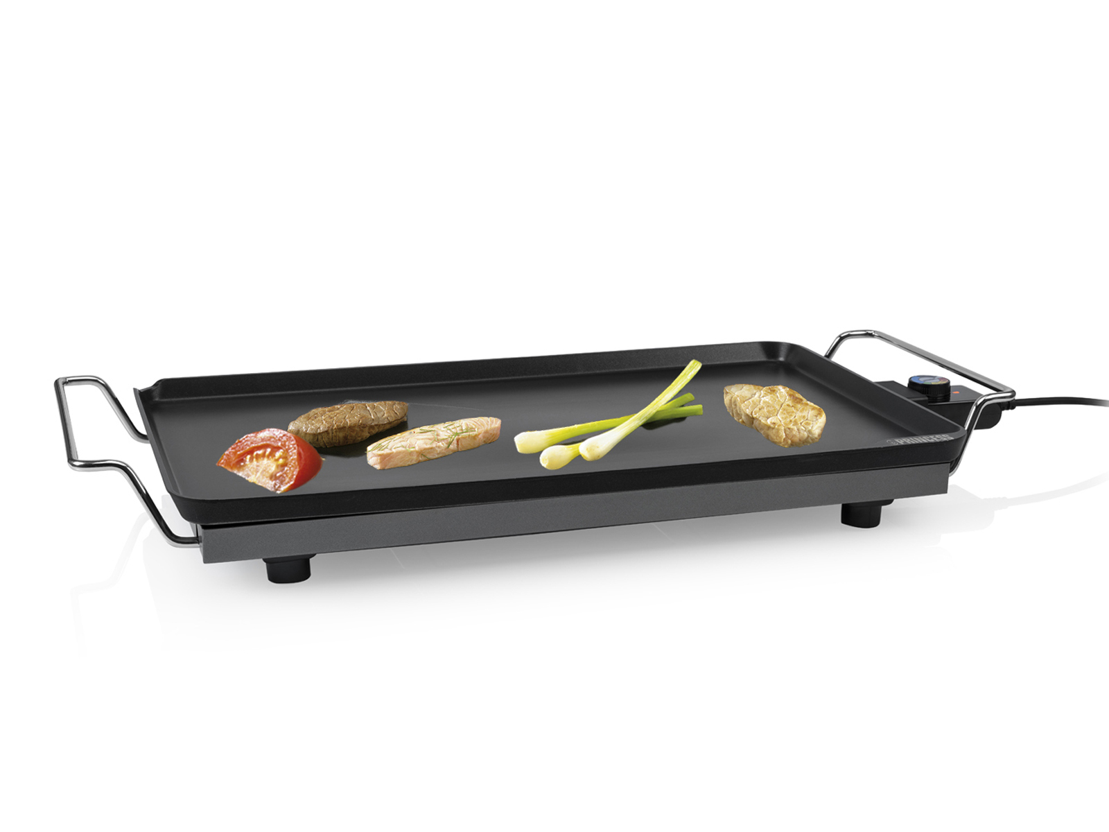 Plancha de asar - 1102325 PRINCESS, 2500 W, 60 x 36 cm, Negro