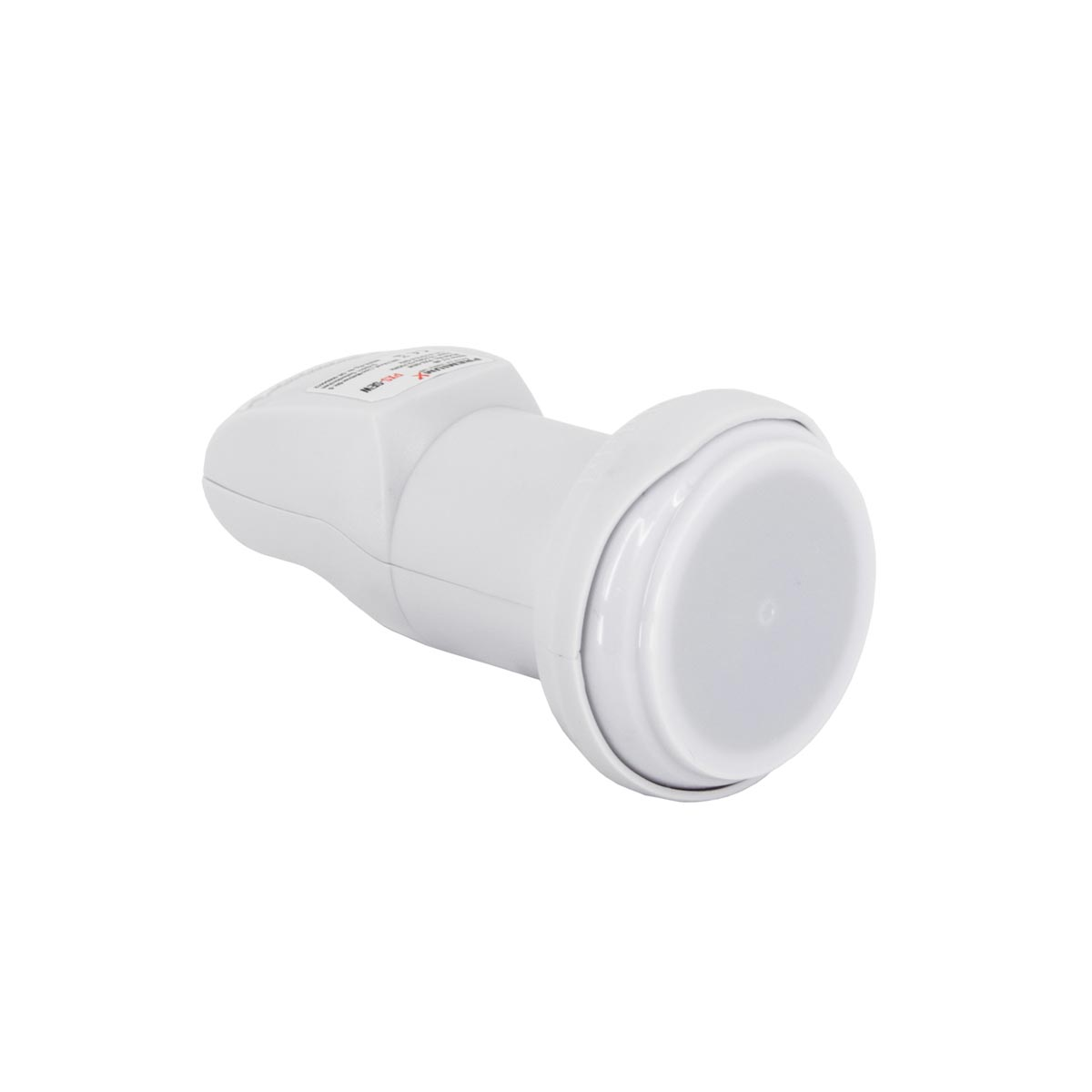 Satellitenschüssel F-Stecker Sat LNB) 60cm Antenne Anlage Hellgrau LNB Single 2x cm, (60 Single PREMIUMX