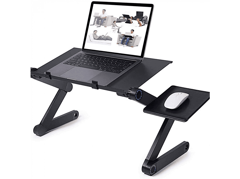 Supporto per notebook INF Tavolino per laptop da 17 pollici Nero ...