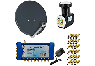 PREMIUMX XTA85A-SVC-5/8-122074 Sat Anlage (85 cm, Quattro LNB)