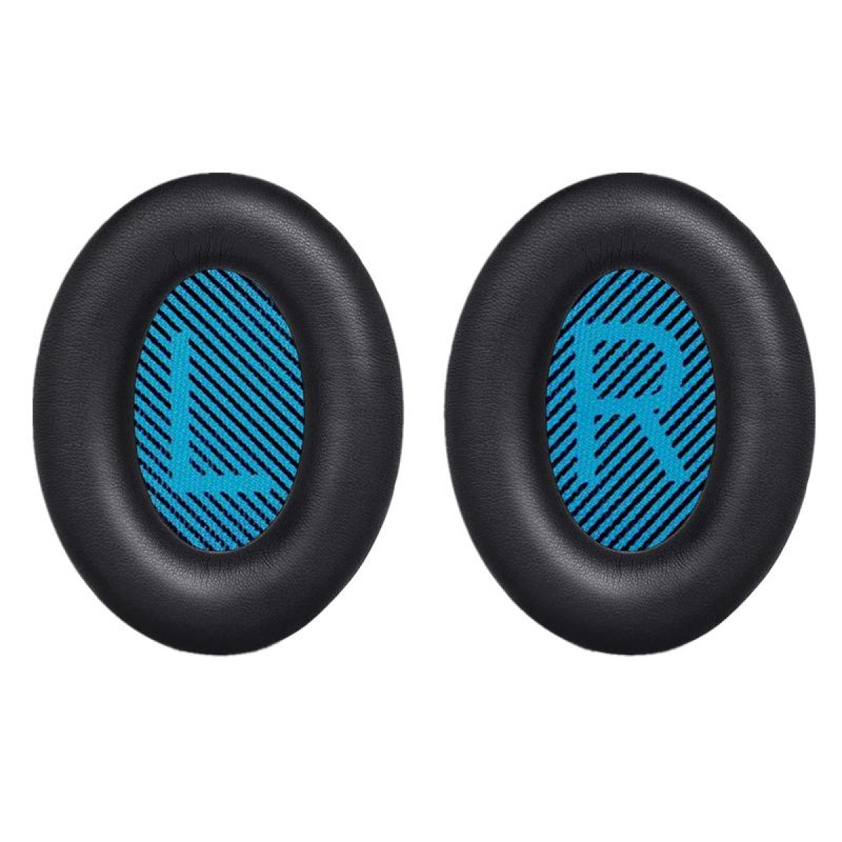 INF Ohrpolster für Bose 1 für: 35/25/15 passend Bose / Paar Ohrpolster QC Schwarz Blau Kopfhörer