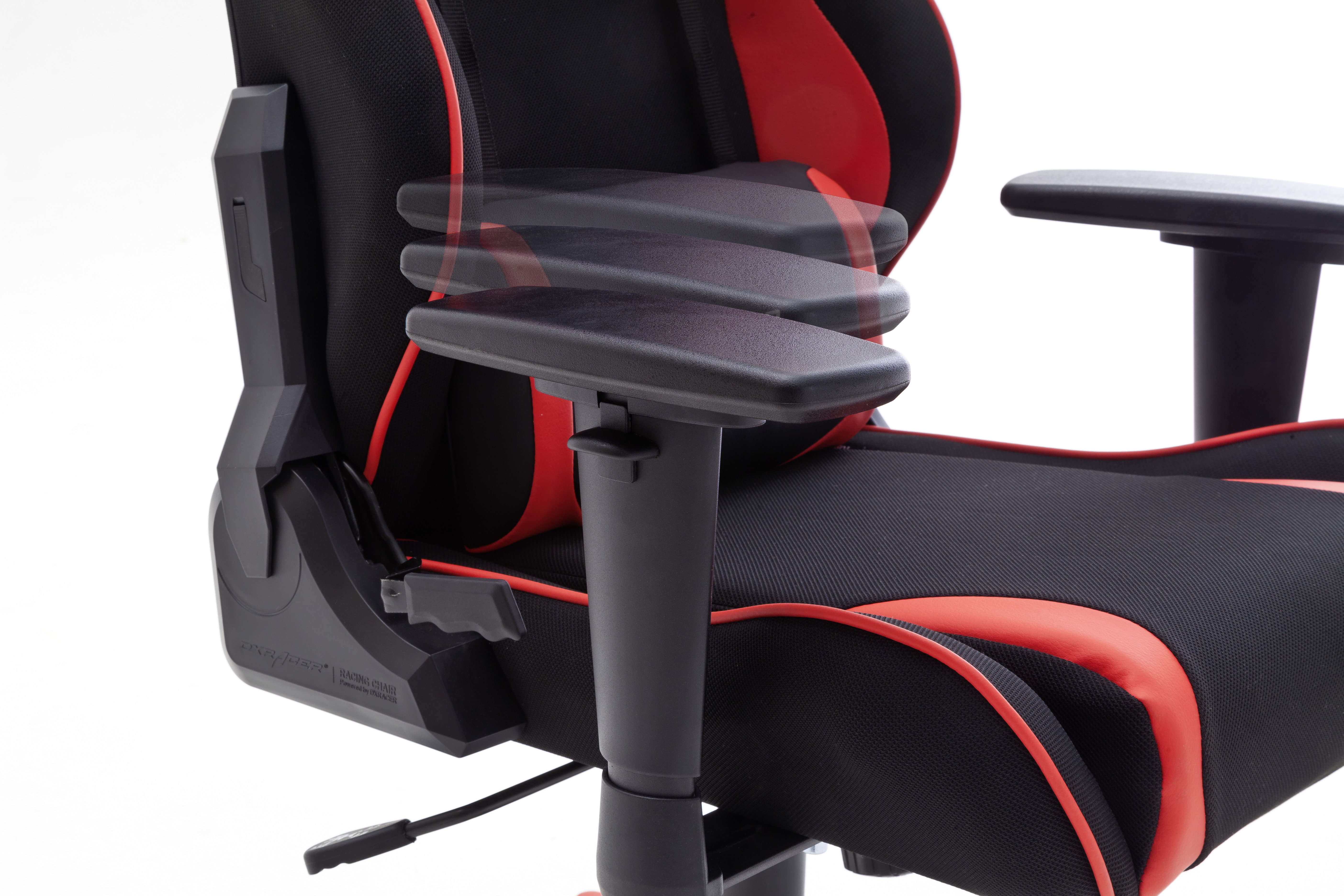 DXRACER Racing RW86 Gaming Stuhl, schwarz/rot