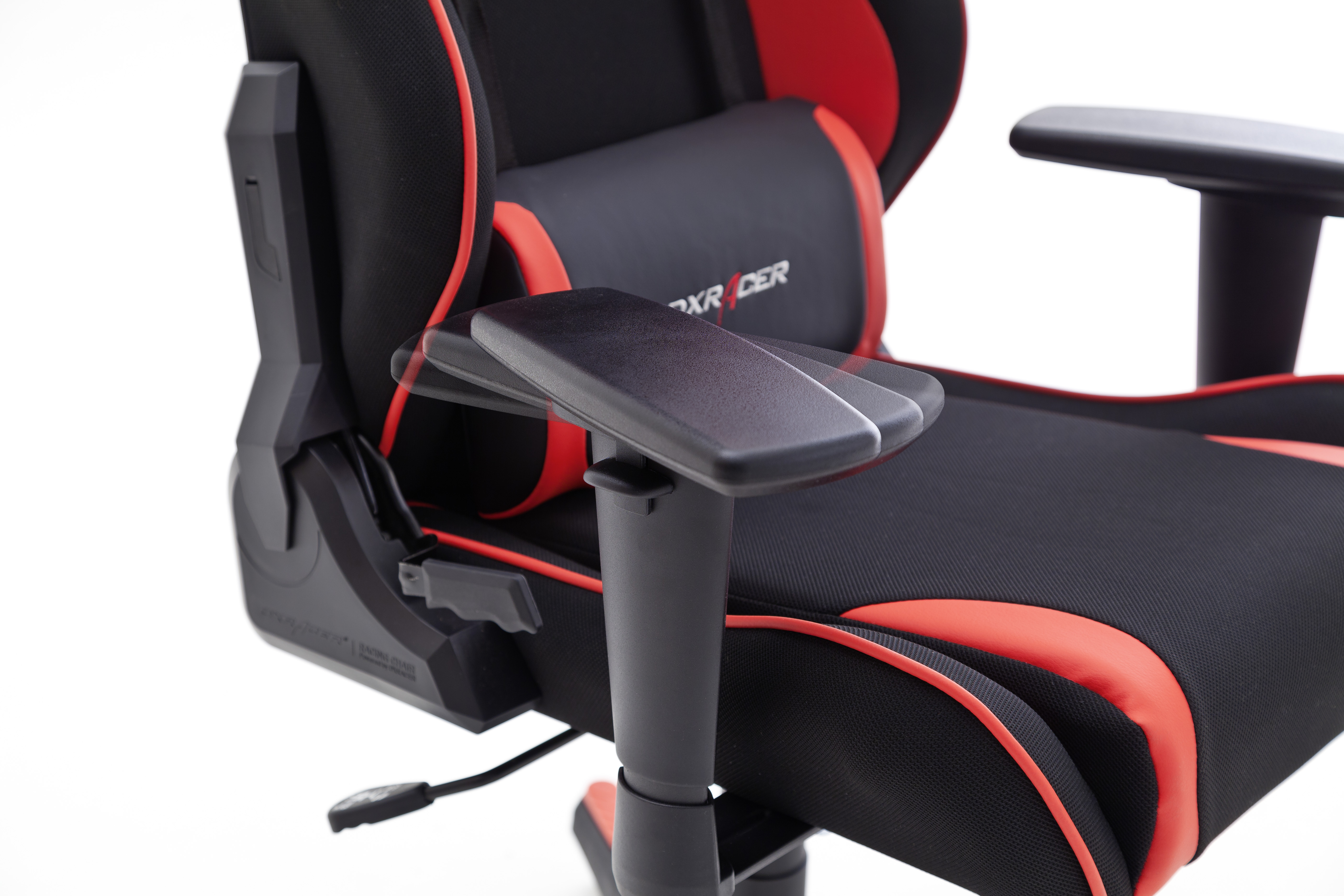 DXRACER Racing RW86 Gaming Stuhl, schwarz/rot