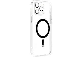 VALENTA Case Glas kompatibel mit MagSafe, Backcover, Apple, iPhone 13 Pro, Transparent