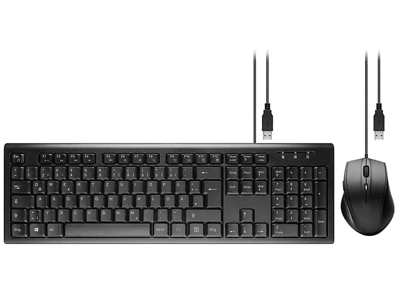 Tastatur-Maus-Set, 96493, Schwarz GOOBAY