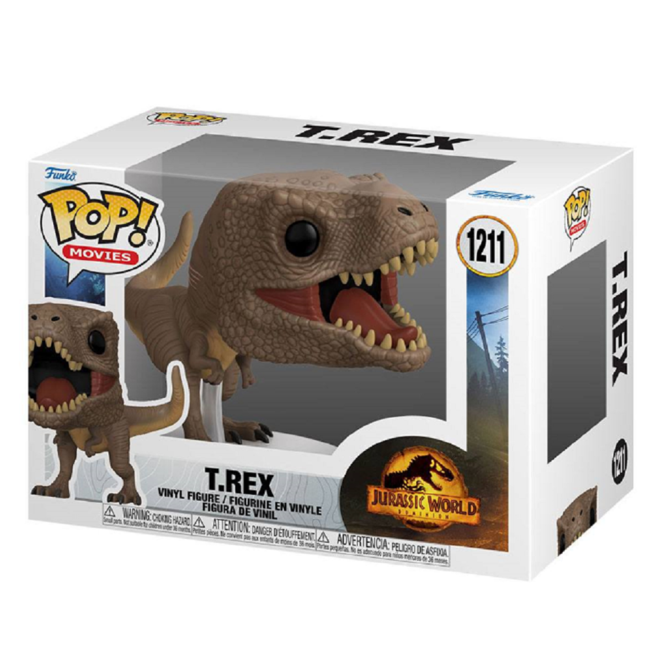 Jurassic World 3 Vinyl 9 T-Rex cm Figur