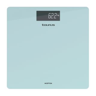 Báscula de baño - TAURUS Inception, 180 kg, Azul