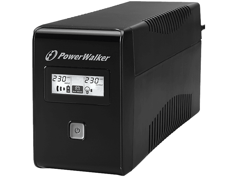 POWERWALKER VI 850 LCD | 480W, Line Interaktive USV | MediaMarkt