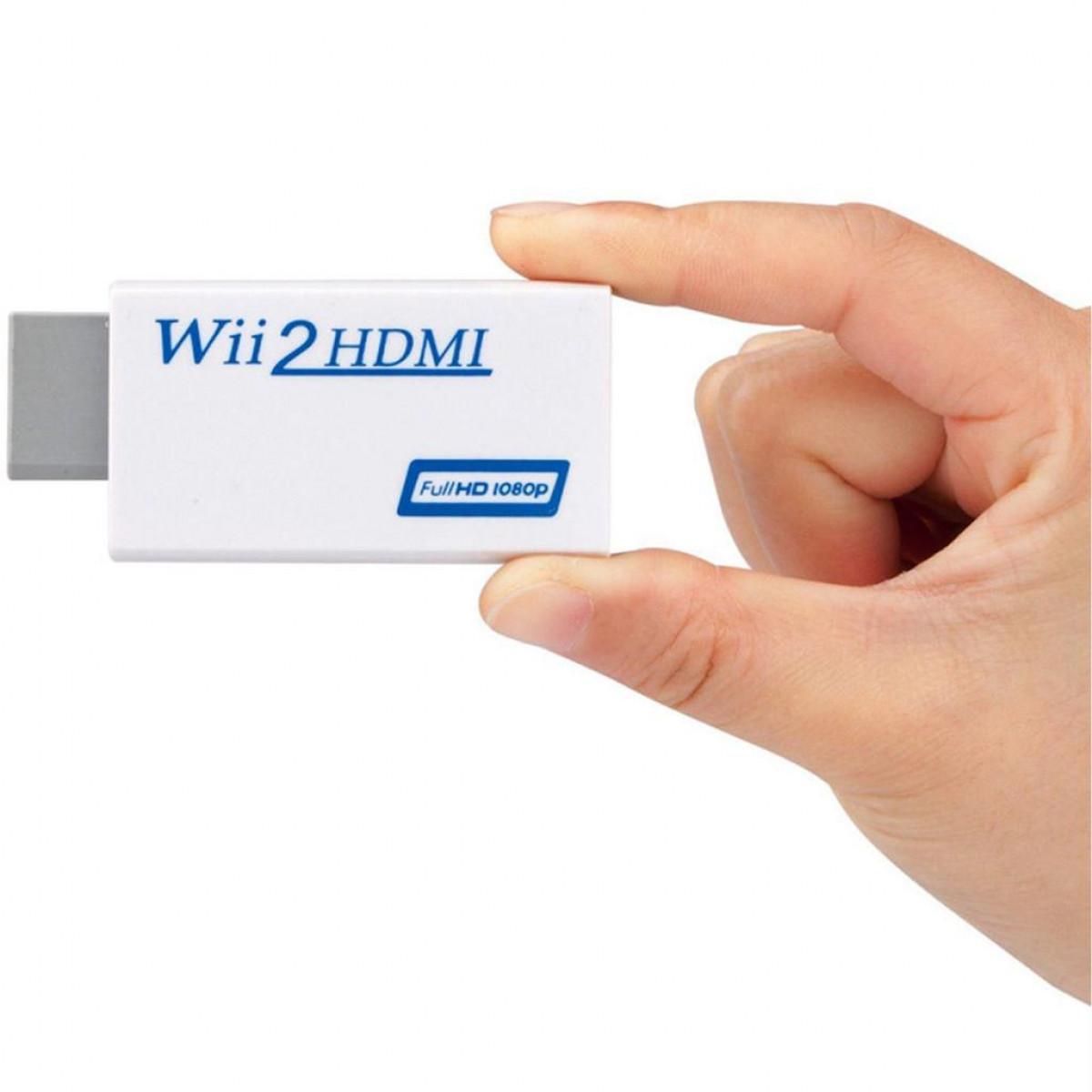 to Adapter, Adapter 720/1080P INF 3, HD Wii zu HDMI mit Konverter HDMI Wii Converter