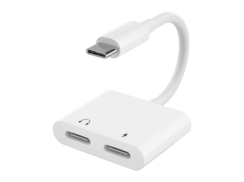 INF USB-C Auf 3,5 Mm Adapter – Für Kopfhörer, Auto-Aux, Selfie-Stick, 12,5 Cm