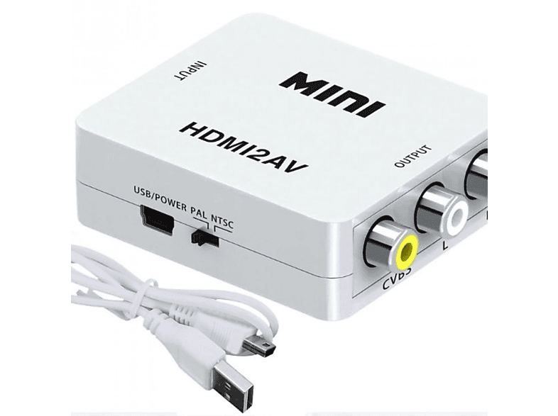 Adaptador HDMI Conversor de se al HDMI a AV RCA 1080p INF