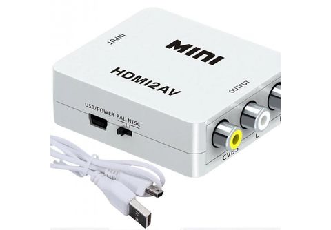 Adaptador convertidor HDMI de 1080P, entrada de TV, accesorios