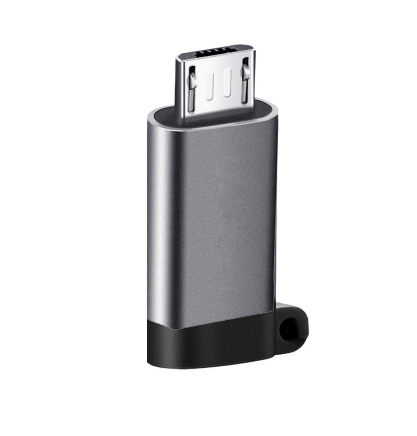 INF USB-C zu Micro USB Micro-USB zu Adapter USB-C-Adapter Aluminium