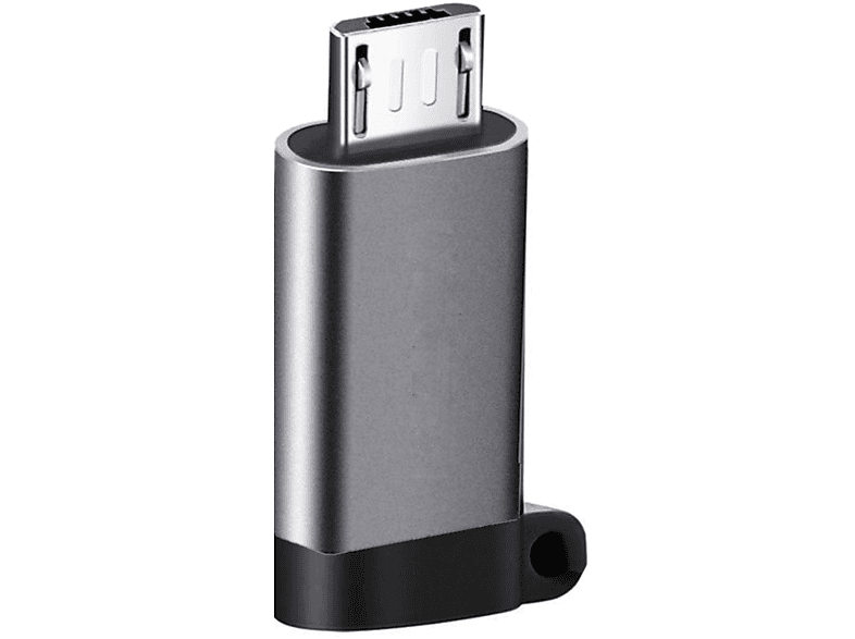 zu USB-C-Adapter Aluminium Micro Micro-USB USB-C INF Adapter zu USB