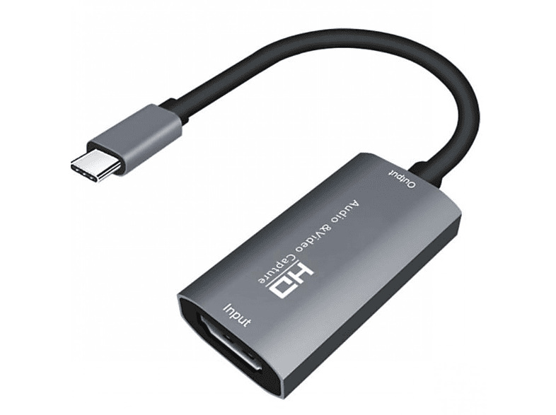 INF Videoaufnahmekarte 4K USBC zu HDMIkompatibler Adapter HDMI