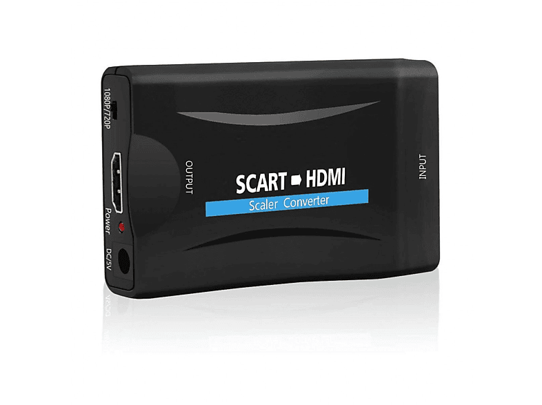 AMANKA Scart a HDMI Convertidor,Conversor con Cable HDMI y Scart