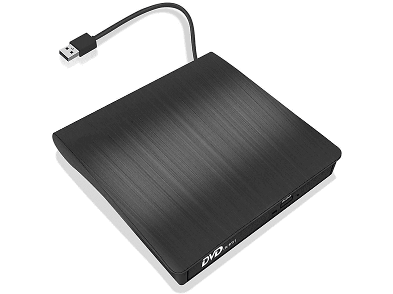 INF USB 3.0 Externer DVDRW CDBrenner / Player Slimline CD/DVD Brenner, schwarz MediaMarkt