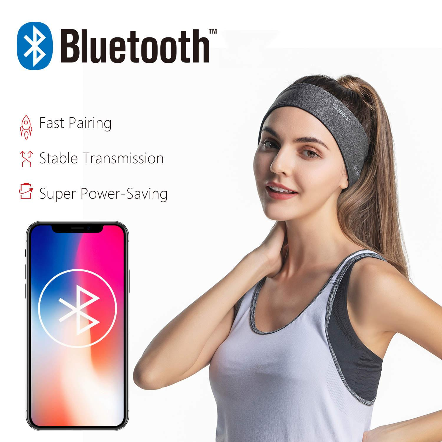 Bluetooth INF Kopfhörern Mikrofon, In-ear grau Kopfhörerstirnband Stirnband mit und