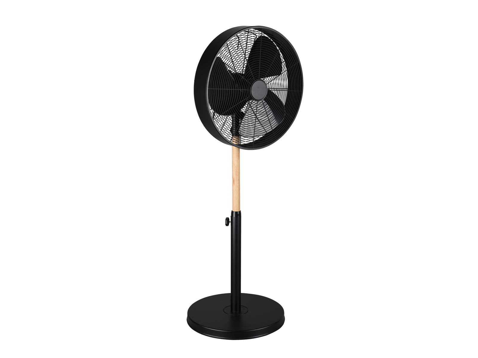 Windmaschine Watt) Design (50 Standventilator LEUCHTEN REALITY Viking Schwarz