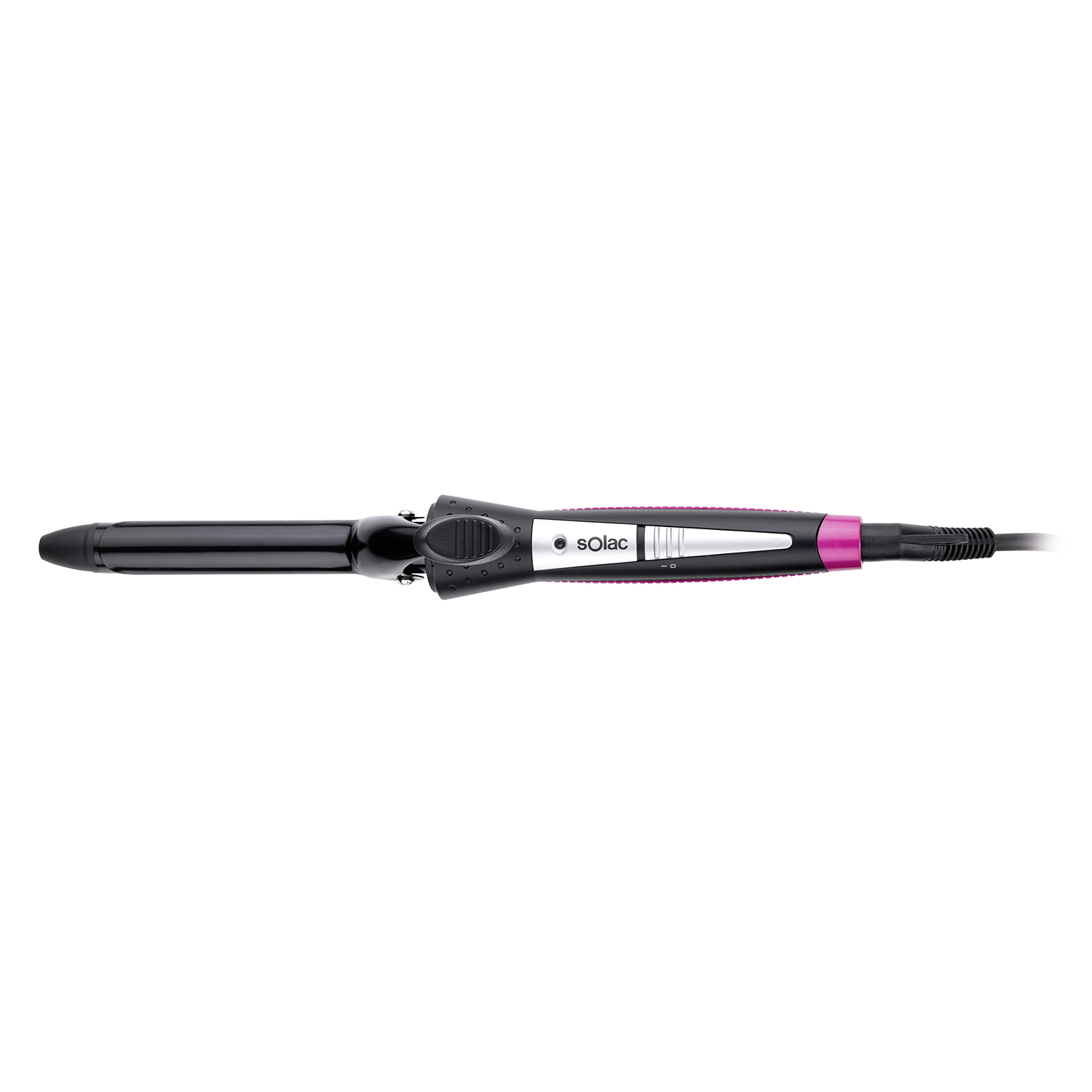 Moldeador de pelo - MD7410 Curl Expert Lisse SOLAC, 25 W, 180 °C, Rosa