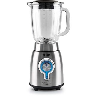 Batidora de vaso - SOLAC BV5725 Pro Mixter 1500 Inox, 1,500 W, 1.75 l, Gris