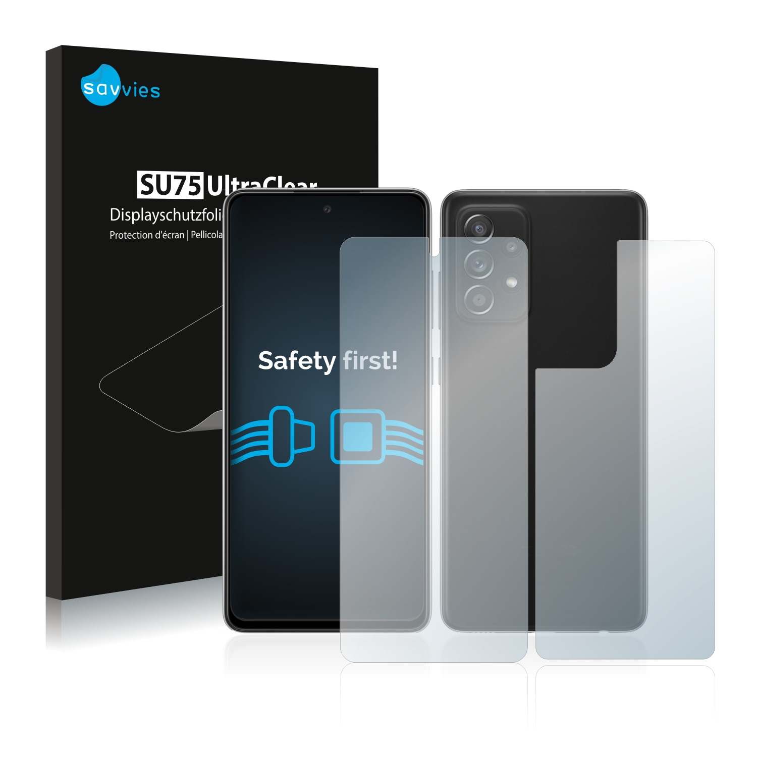 Schutzfolie(für Galaxy 18x SAVVIES Samsung 5G) A52s klare