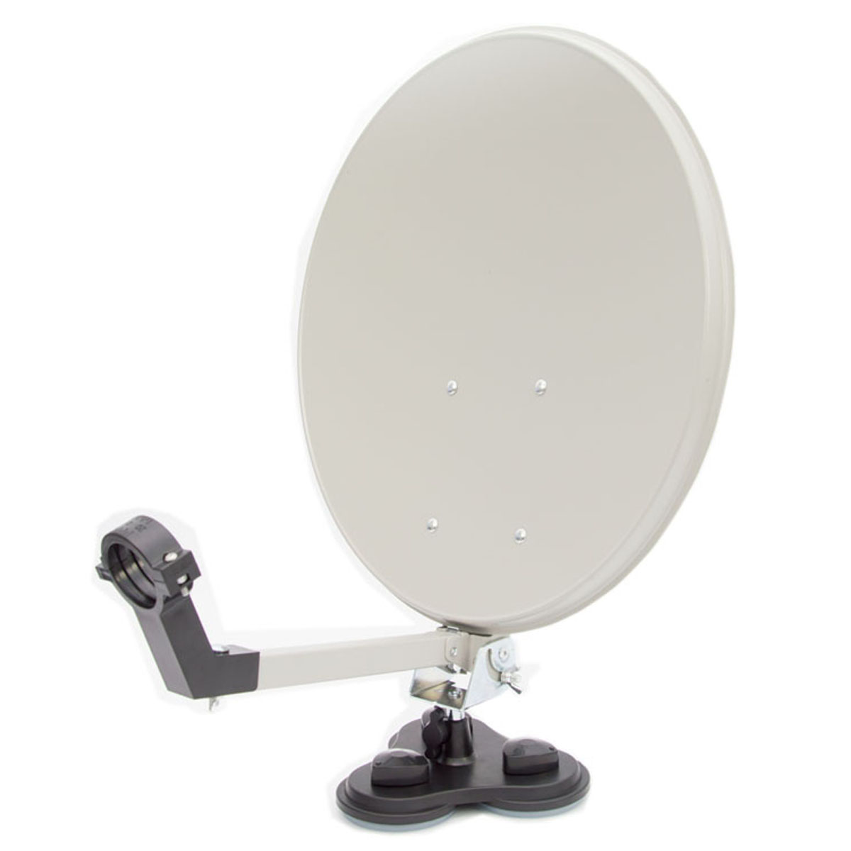 PREMIUMX Camping SAT Anlage Antenne LNB) Receiver Anlage Satelliten-Finder Sat Single Single im (35 Kabel HD LNB Koffer 10m cm, TV