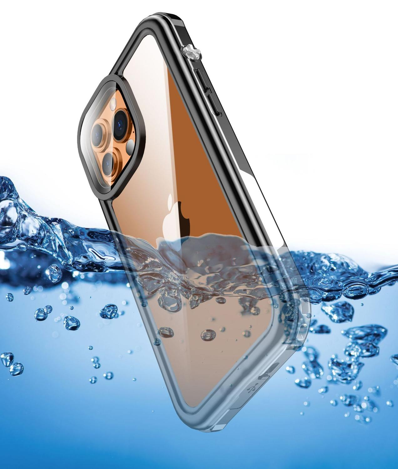 / iPhone Pro, 13/13 Apple, Hülle wasserdichte 13/13 Grau Schwarz iPhone für Unterwasserschutzhülle, INF Pro,