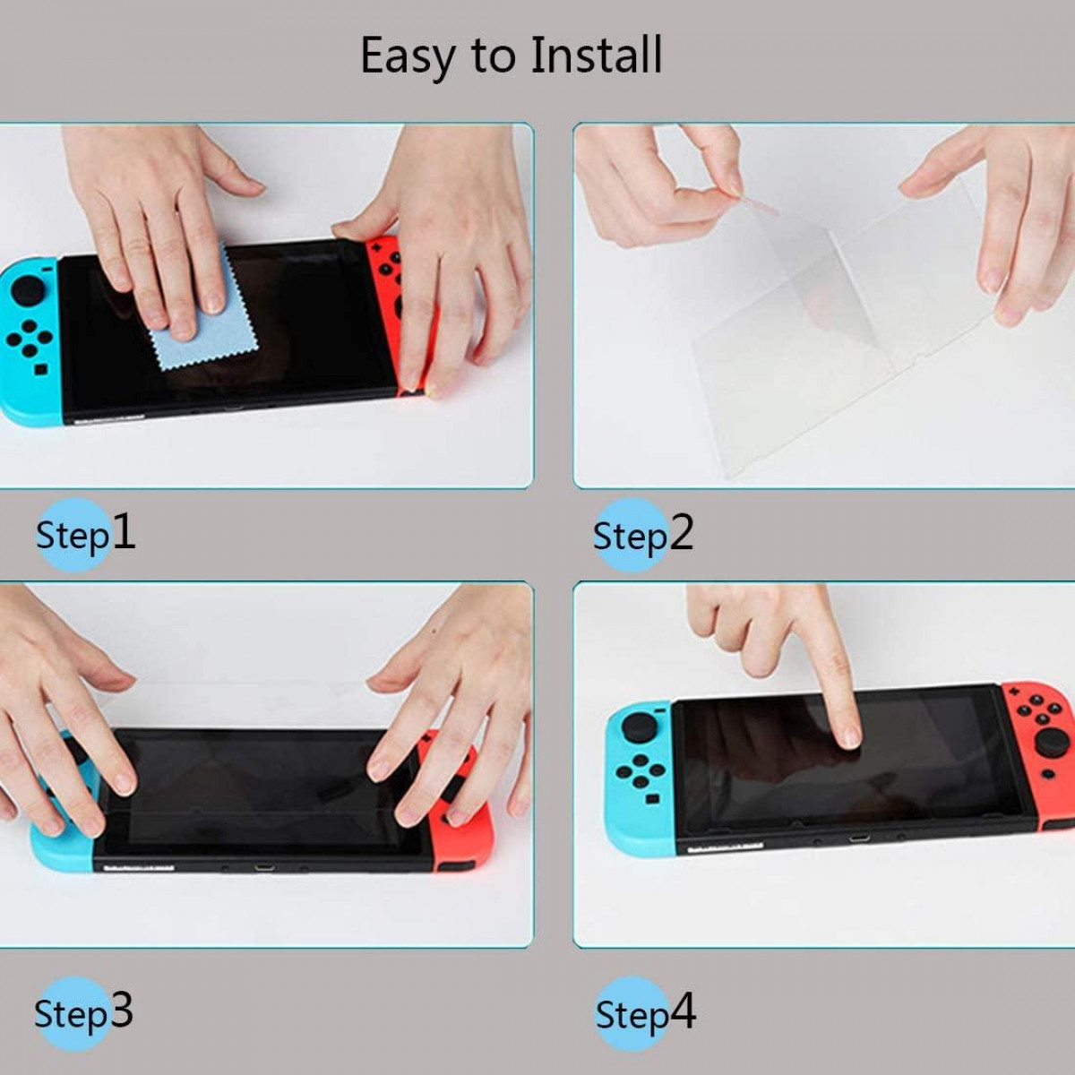 INF Displayschutzfolie für Nintendo Switch Displayschutzfolie(für OLED Switch Glas OLED) Nintendo Gehärtetes