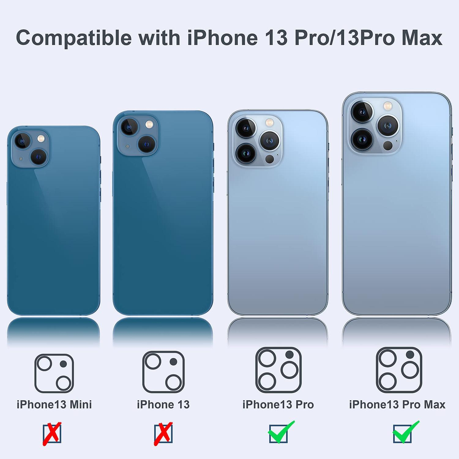 INF iPhone 13 Pro 13 13 Apple / Pro Max) Kameraschutz 13 iPhone Kameraschutz(für Pro 3er-Pack Glas iPhone Pro / Max gehärtetes