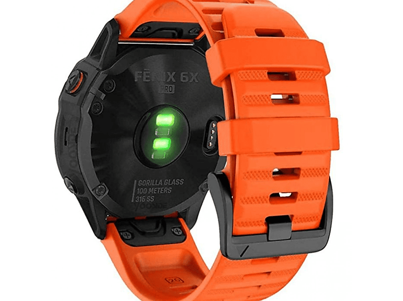INF Garmin Armband 26 mm Fenix 6X 5X Plus 3HR Descent MK1