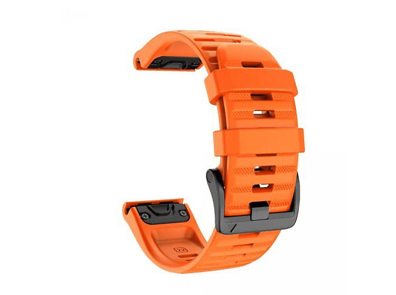 INF Garmin Fenix / / / Forerunner Forerunner Armband Silikon, / Approach, Garmin, Ersatzarmband, orange Fenix Approach