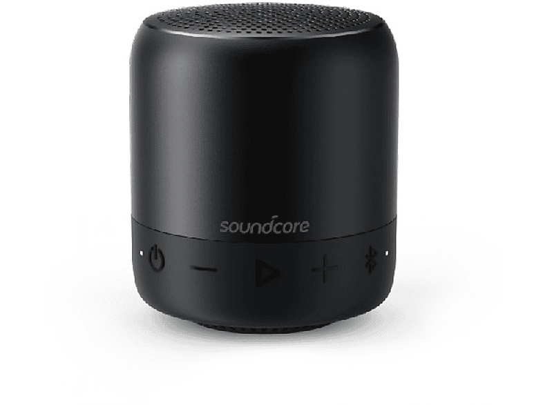 Schwarz, Bluetooth 2 SOUNDCORE Lautsprecher, MINI BLACK ANKER Wasserfest