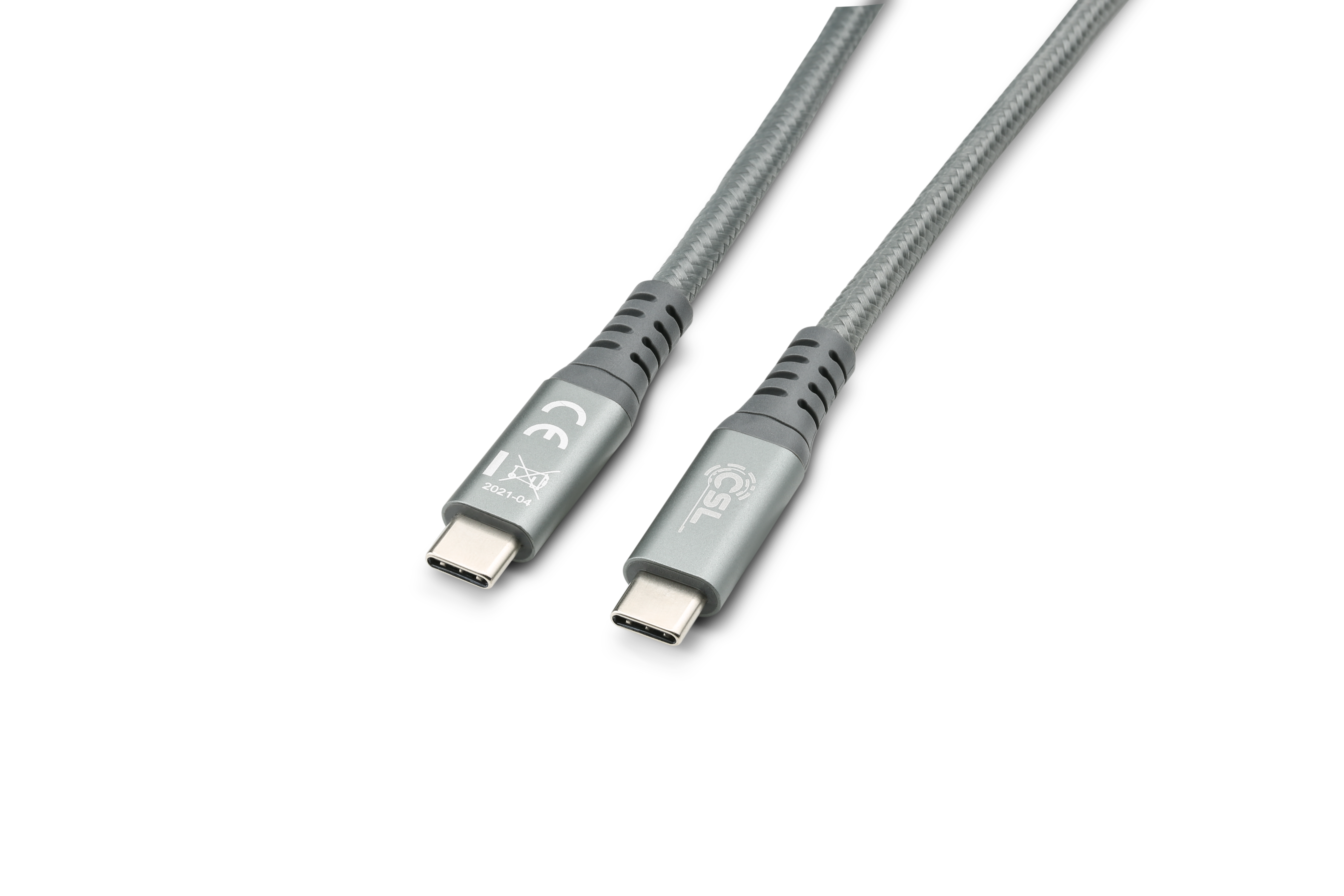 Kabel Typ-C, 1m, grau USB USB-3.2-Kabel, CSL