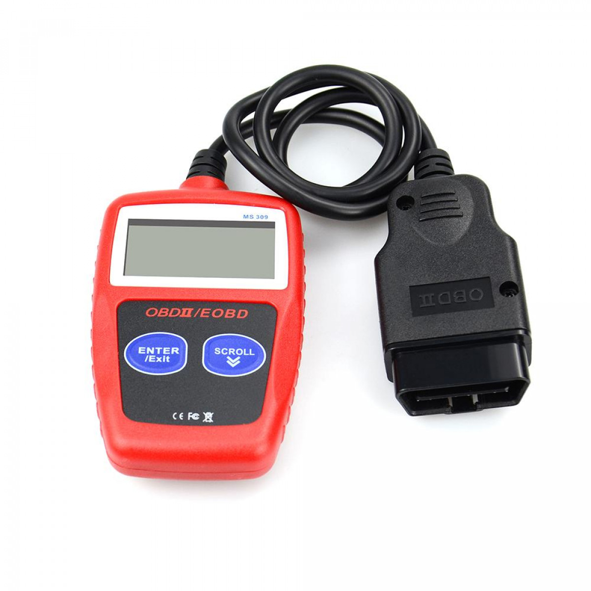 Diagnosegerät, INF OBD2 Fehlercode OBDII-Autocodeleser Diagnosegerät Werkzeuge, Diagnos + Automatische schwarz rot